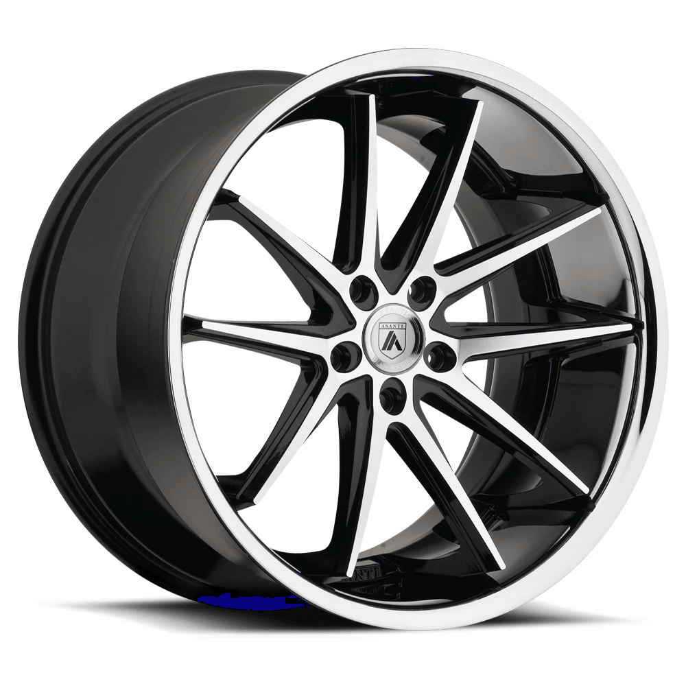 Asanti Black ABL-5 ALTAIR Wheel | Machined Face W/ Ss Lip