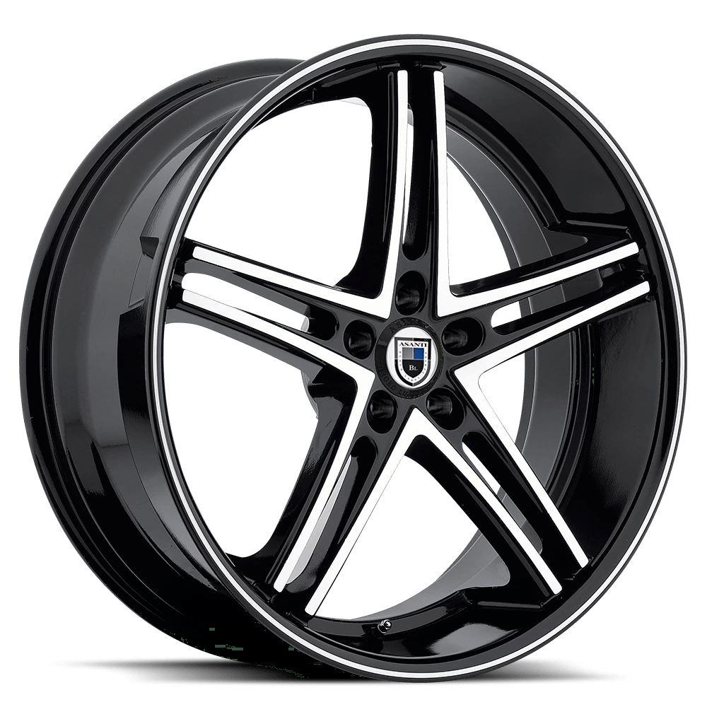 Asanti Black ABL-7 Wheel | Machined Face W/ Black Lip