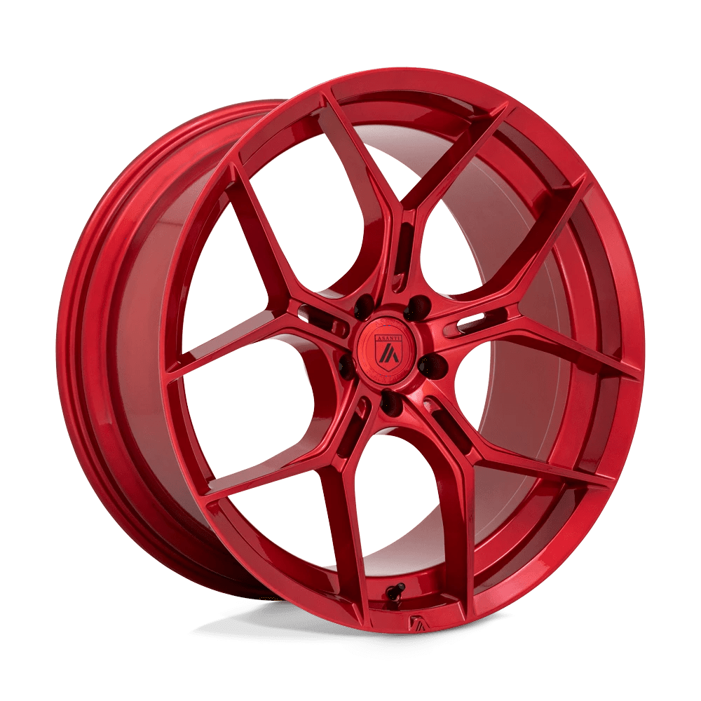 Asanti Black ABL-37 MONARCH Wheel | Candy Red