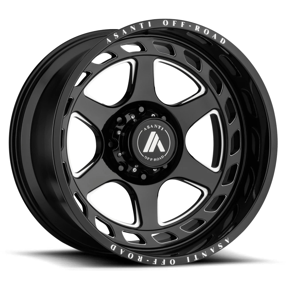Asanti Off Road AB816 ANVIL Wheel | Gloss Black Milled