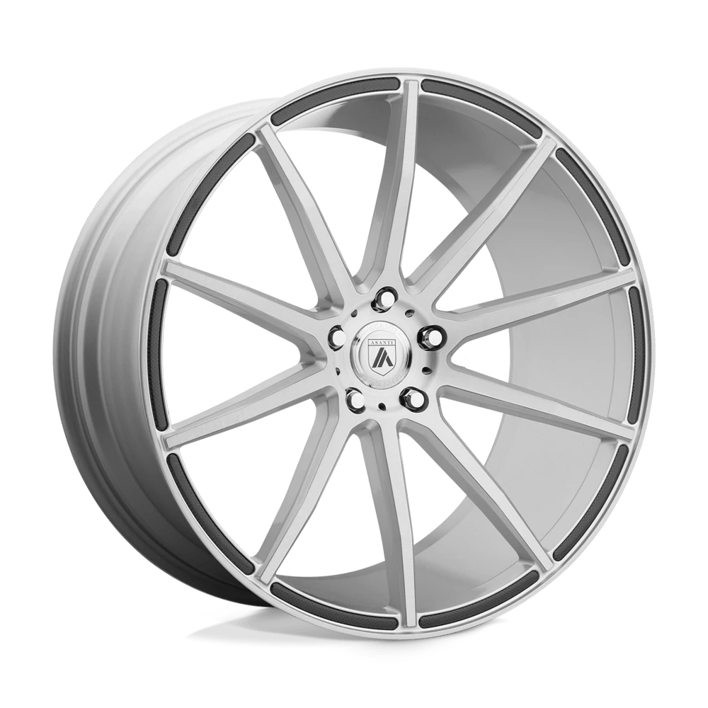 Asanti Black ABL-20 ARIES Wheel | Brushed Silver