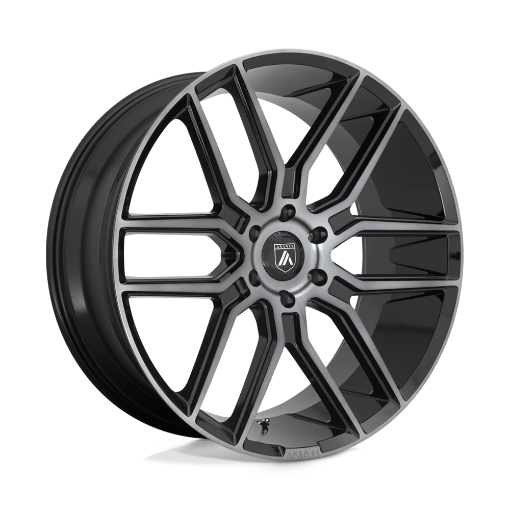 Asanti Black ABL-28 BARON Wheel | Gloss Black W/ Gray Tint