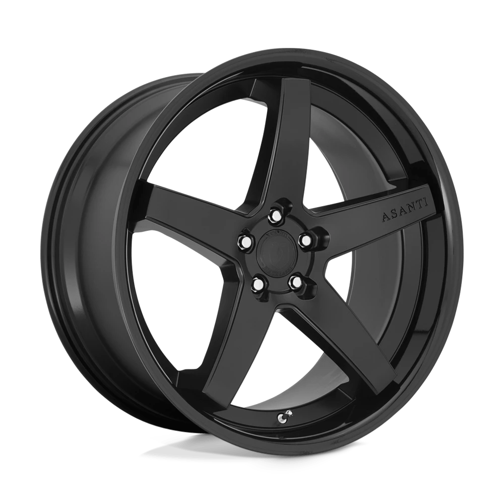 Asanti Black ABL31 REGAL Wheel | Satin Black W/ Gloss Black Lip
