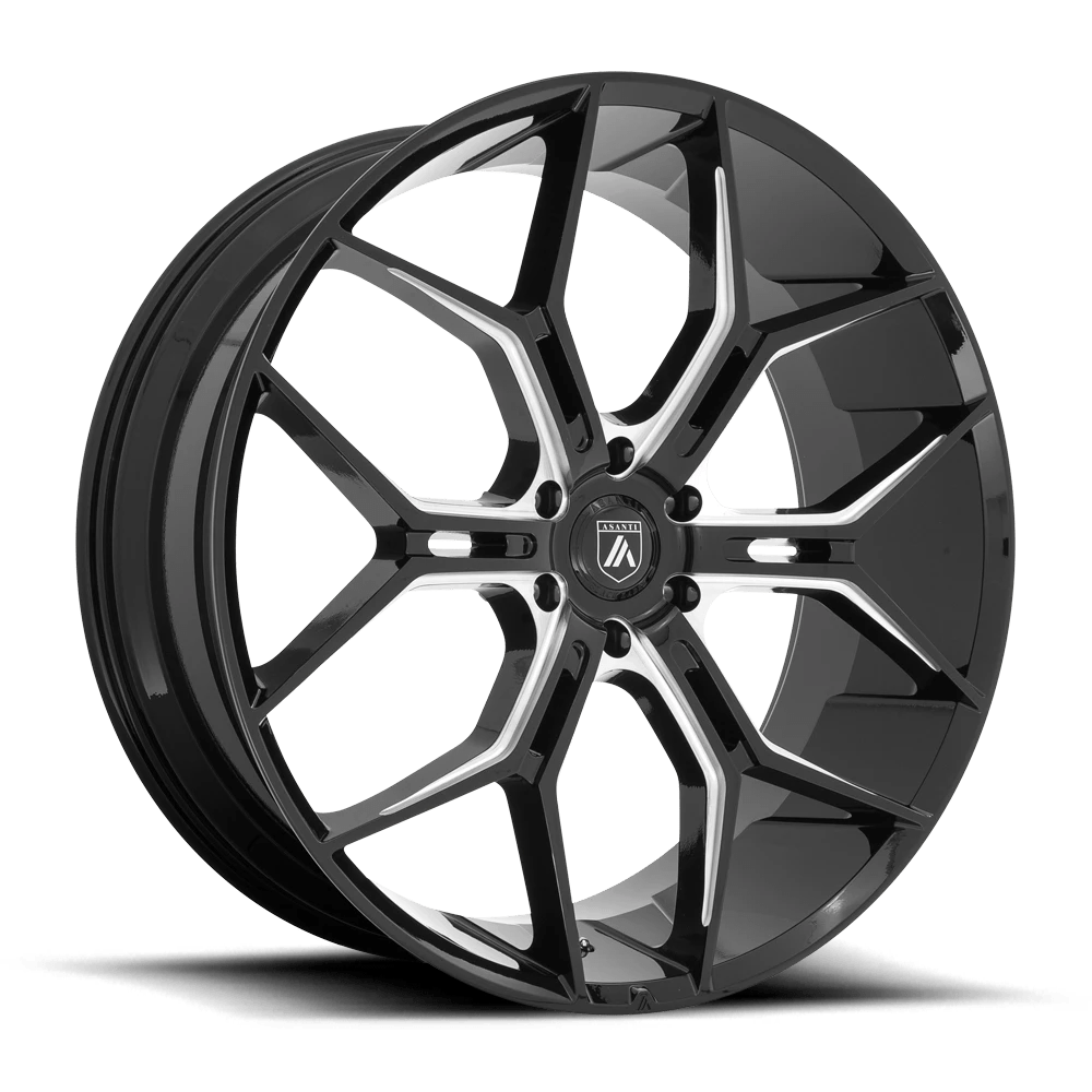 Asanti Black ABL-38 MONARCH TRUCK Wheel | Gloss Black Milled