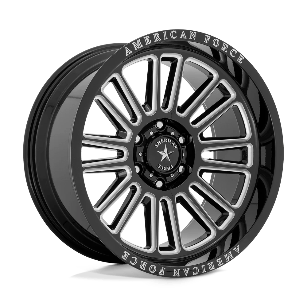 American Force Cast AC003 WEAPON Wheel | Gloss Black Milled