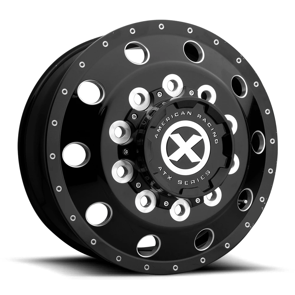 ATX AO400 BAJA Wheel | Gloss Black Milled - 8.25 Front