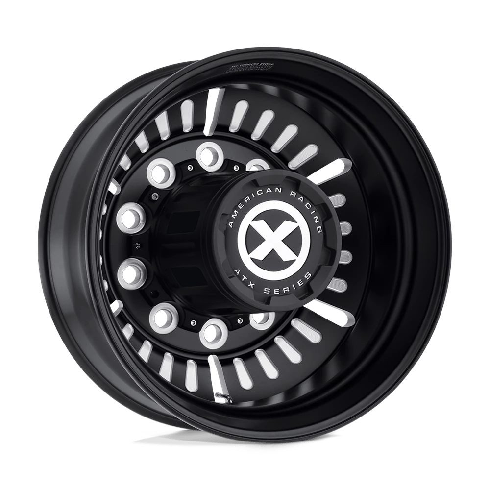 ATX AO403 ROULETTE Wheel | Satin Black Milled - Rear