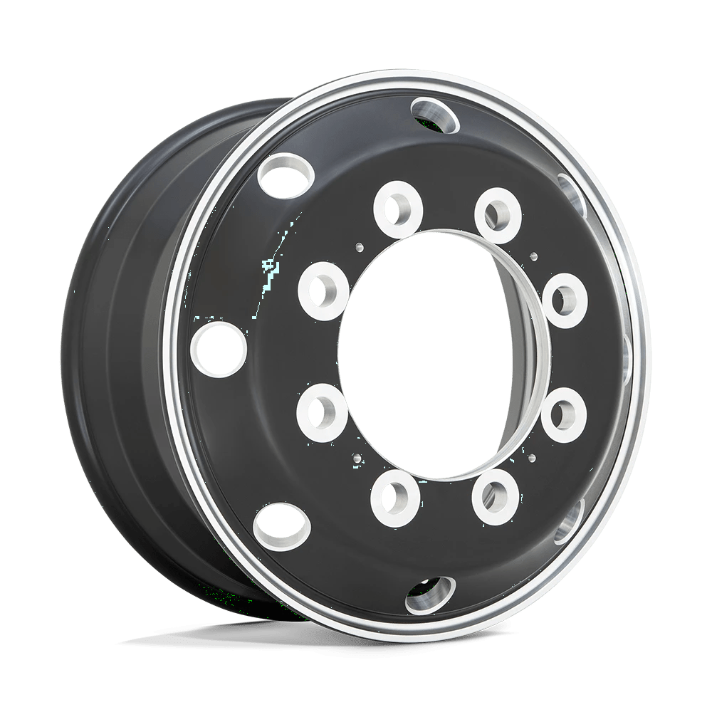 ATX AO404 JOURNEY Wheel | Satin Black W/ Polished Lip - Front
