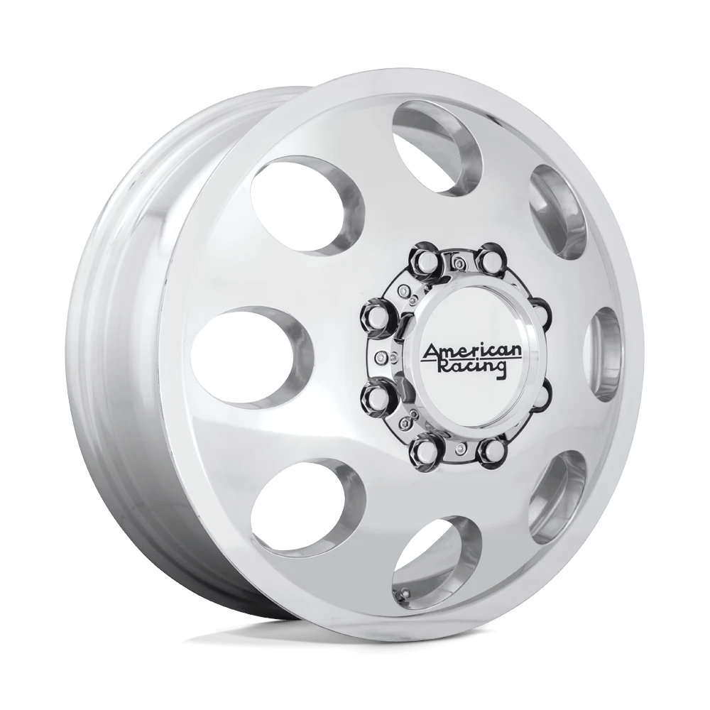 American Racing AR204 BAJA DUALLY Wheel | Polished - Front