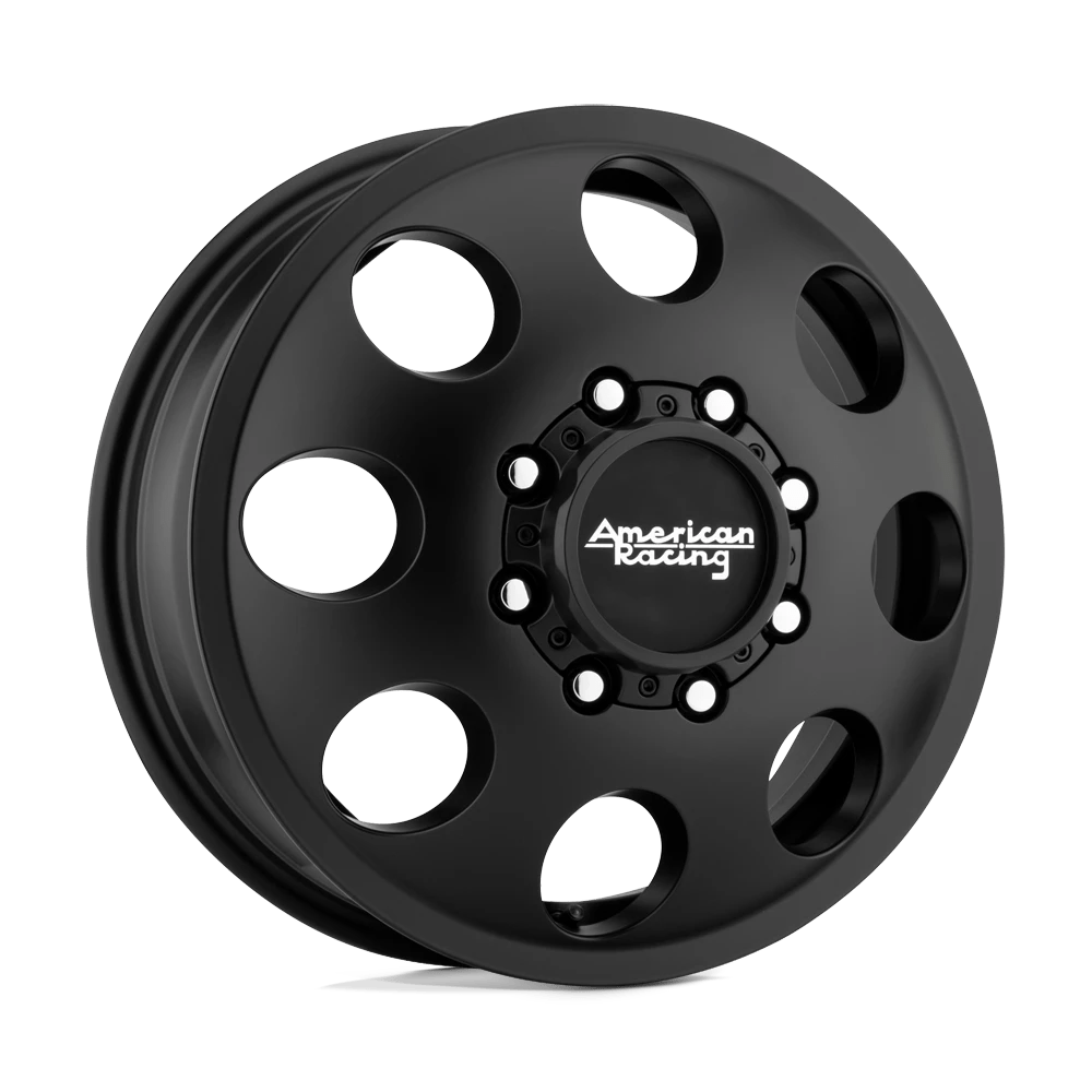 American Racing AR204 BAJA DUALLY Wheel | Satin Black - Front