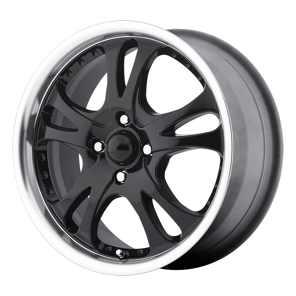 American Racing AR393 CASINO Wheel | Gloss Black W/ Machined Lip