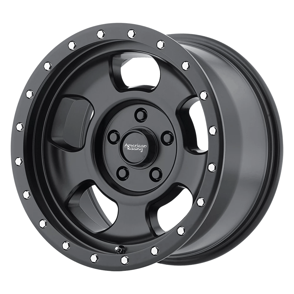 American Racing AR969 ANSEN OFFROAD Wheel | Satin Black W/ Satin Black Ring