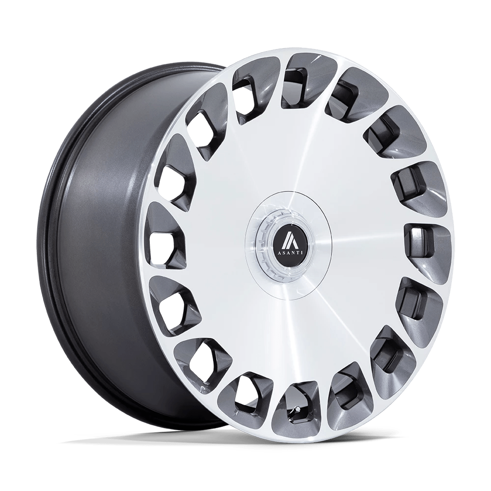 Asanti Black ABL-45 ARISTOCRAT Wheel | Gloss Platinum Bright Mach Fc