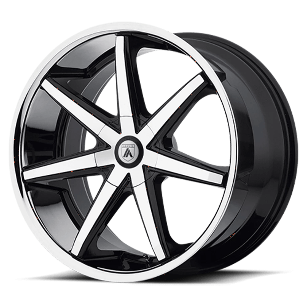 Asanti Black ABL-9 Wheel | Machined Face W/ Ss Lip