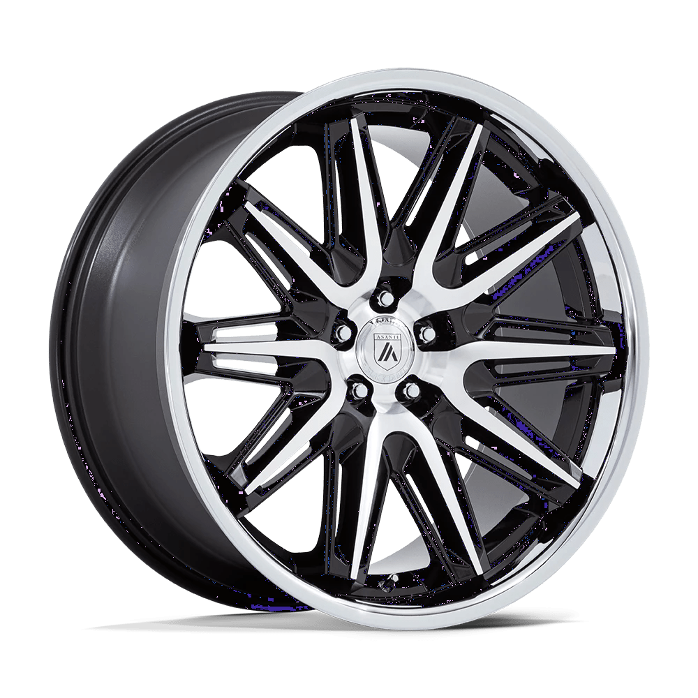 Asanti Black ABL-47 IMPERATOR Wheel | Gloss Black Machined W/ Ss Lip