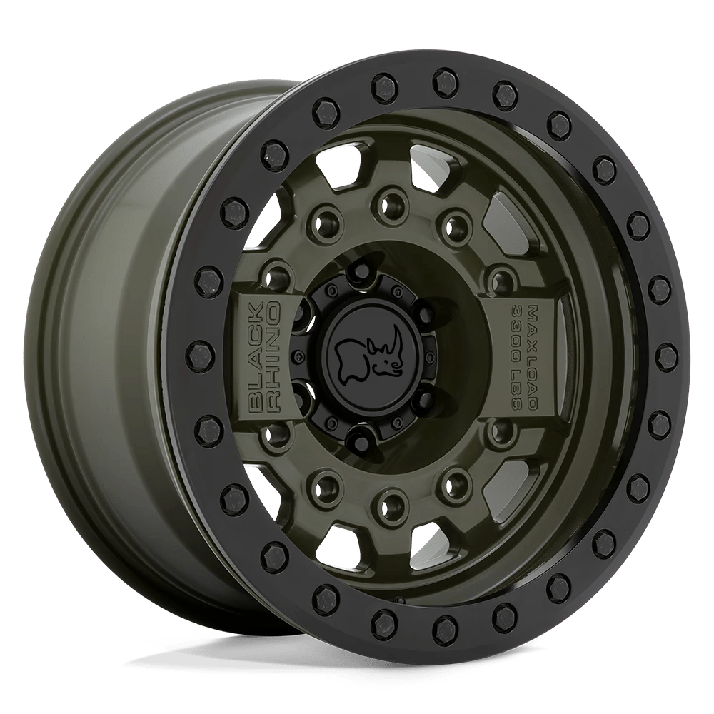 Black Rhino AVENGER BEADLOCK Wheel | Olive Drab Green W/ Black Hardware