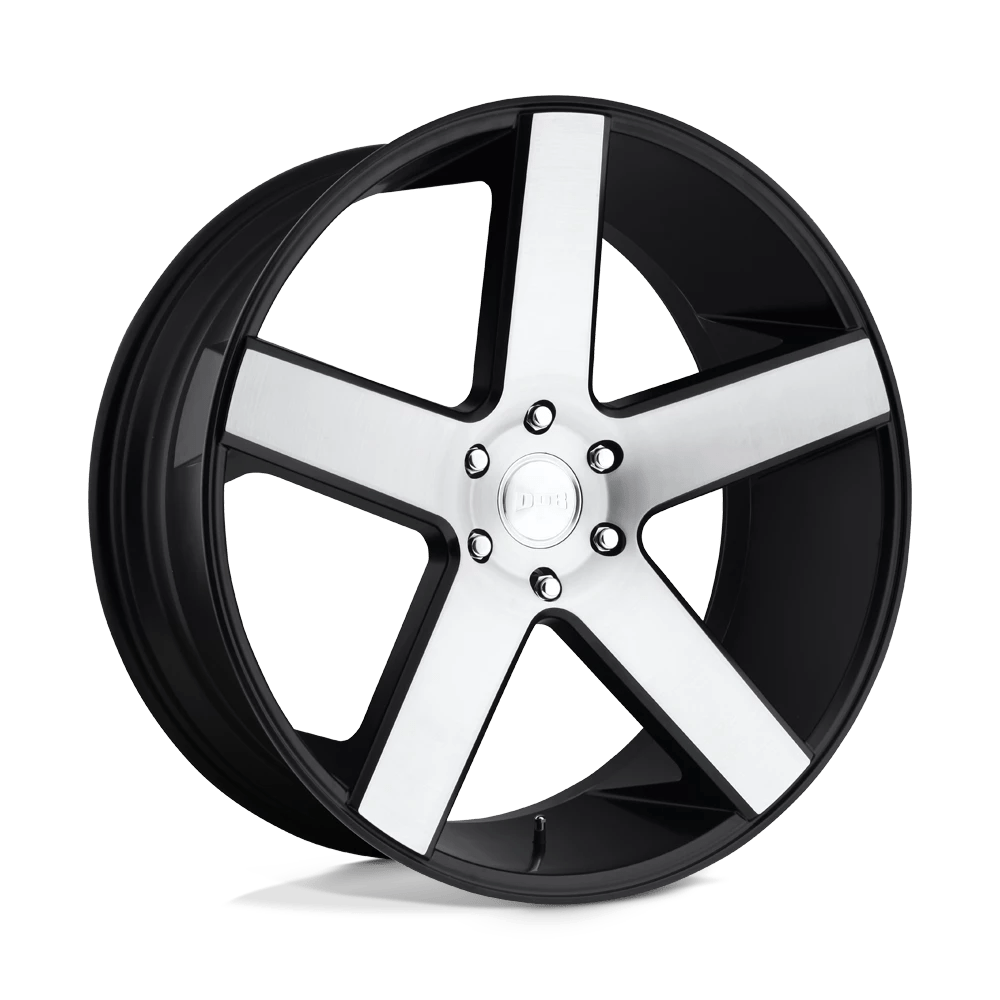 DUB 1PC S217 BALLER Wheel | Gloss Black Brushed
