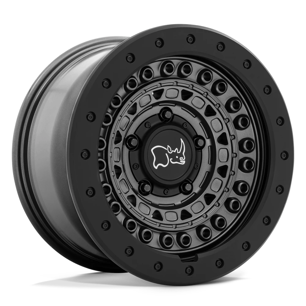 Black Rhino BARRICADE Wheel | Gun Black W/ Black Rock Guard