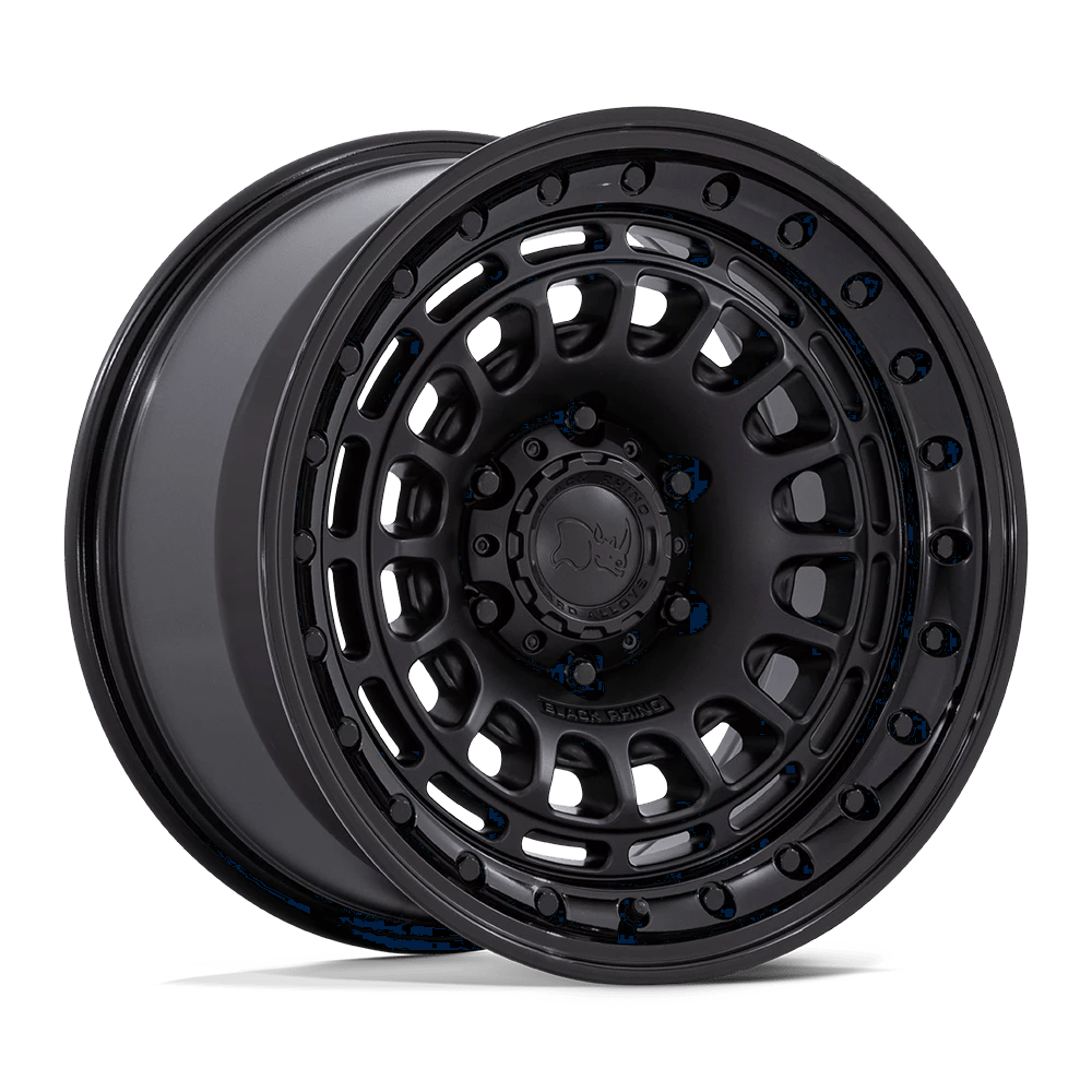 Black Rhino BR014 SAHARA Wheel | Matte Black W/ Gloss Black Lip