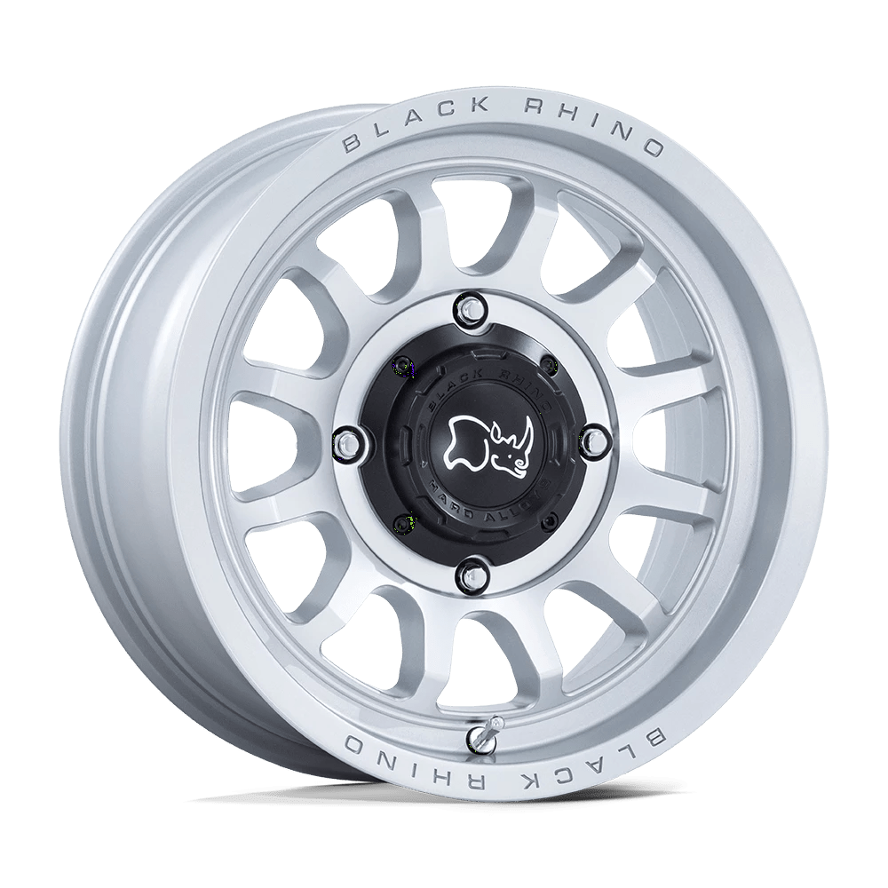 Black Rhino Powersports RAPID UTV Wheel | Hyper Silver W/ Machined Face