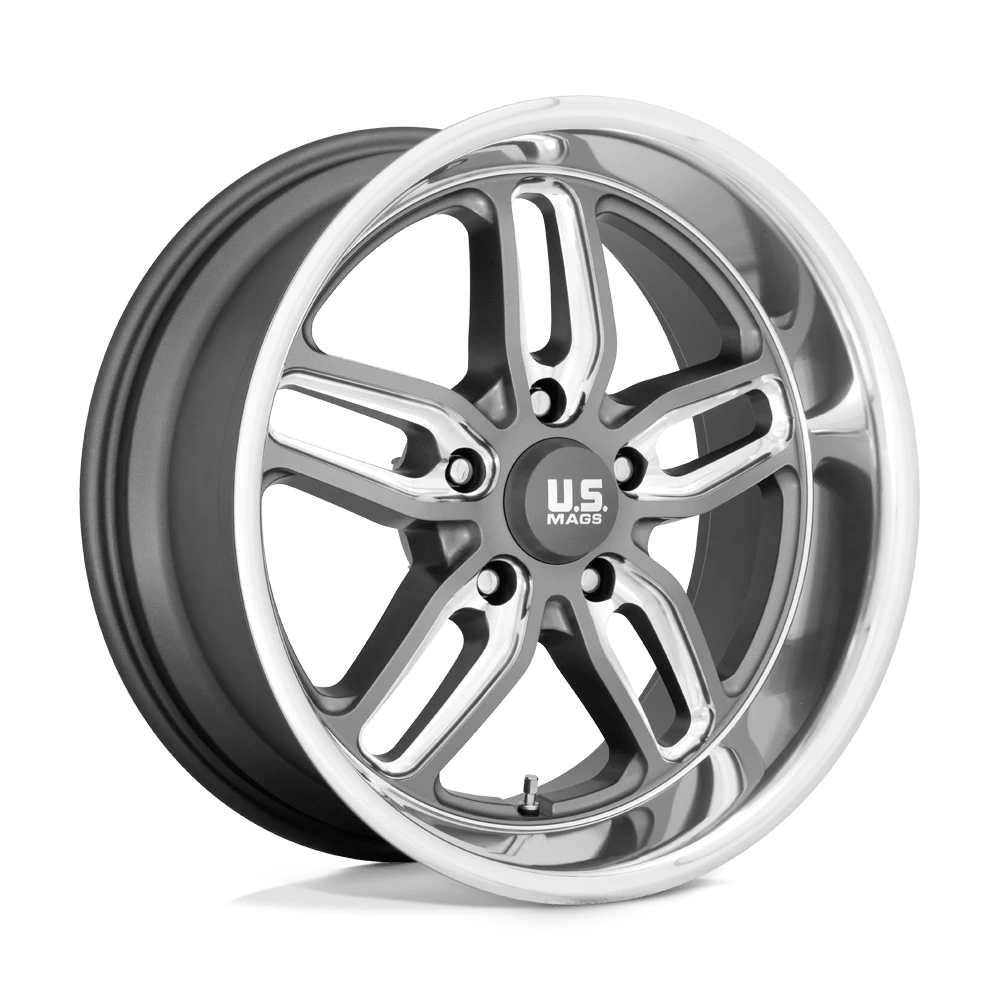 US Mag 1PC U129 CTEN Wheel | Matte Gun Metal Milled