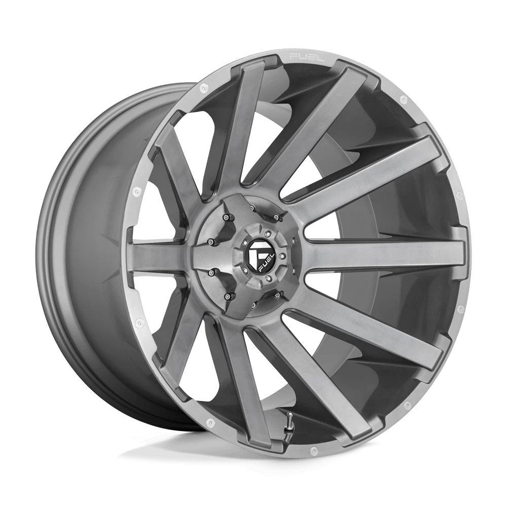 Fuel 1PC D714 CONTRA PLATINUM Wheel | Brushed Gun Metal Tinted Clear