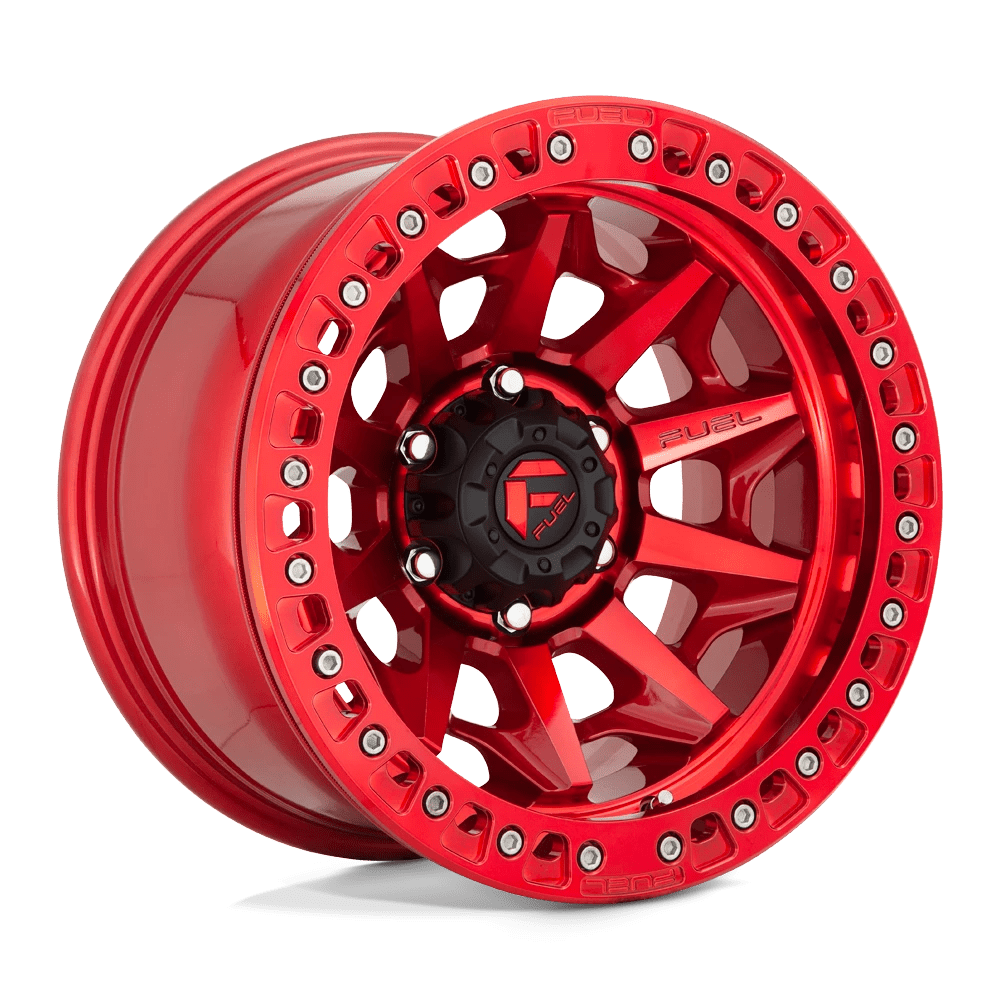 Fuel 1PC D113 COVERT BEADLOCK Wheel | Candy Red