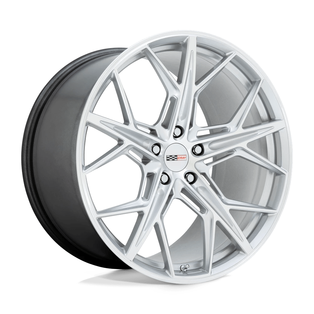 Cray HAMMERHEAD Wheel | Gloss Silver W/ Mirror Cut Face