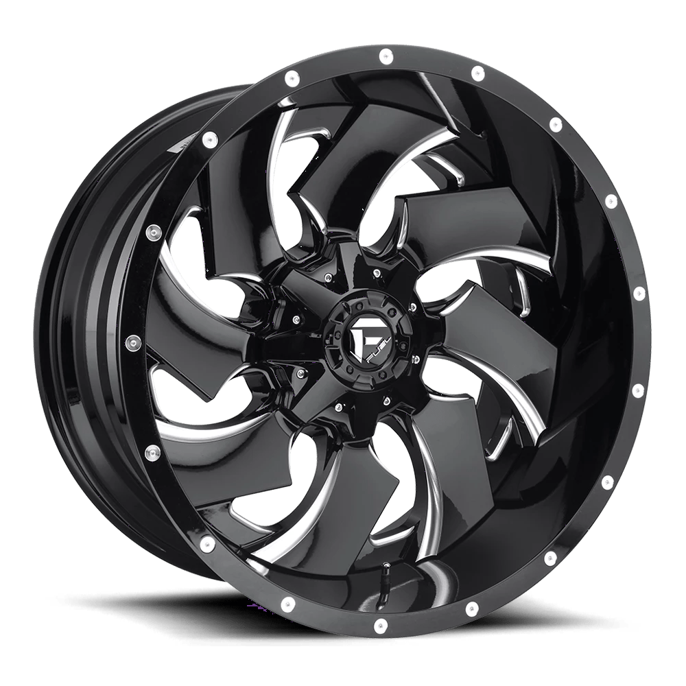 Fuel 2PC D239 CLEAVER Wheel | Gloss Black Milled
