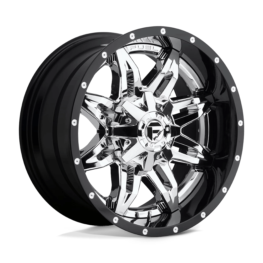 Fuel 2PC D266 LETHAL Wheel | Chrome Plated Gloss Black Lip