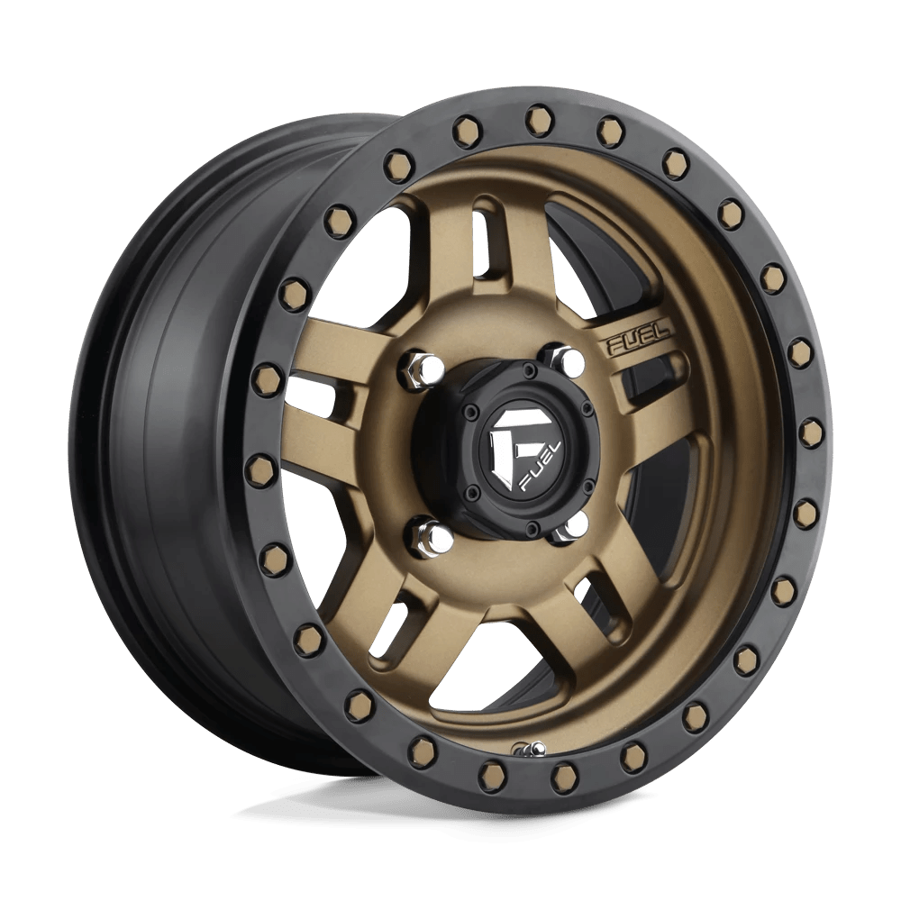Fuel UTV D583 ANZA 4+3 Wheel | Matte Bronze Black Bead Ring