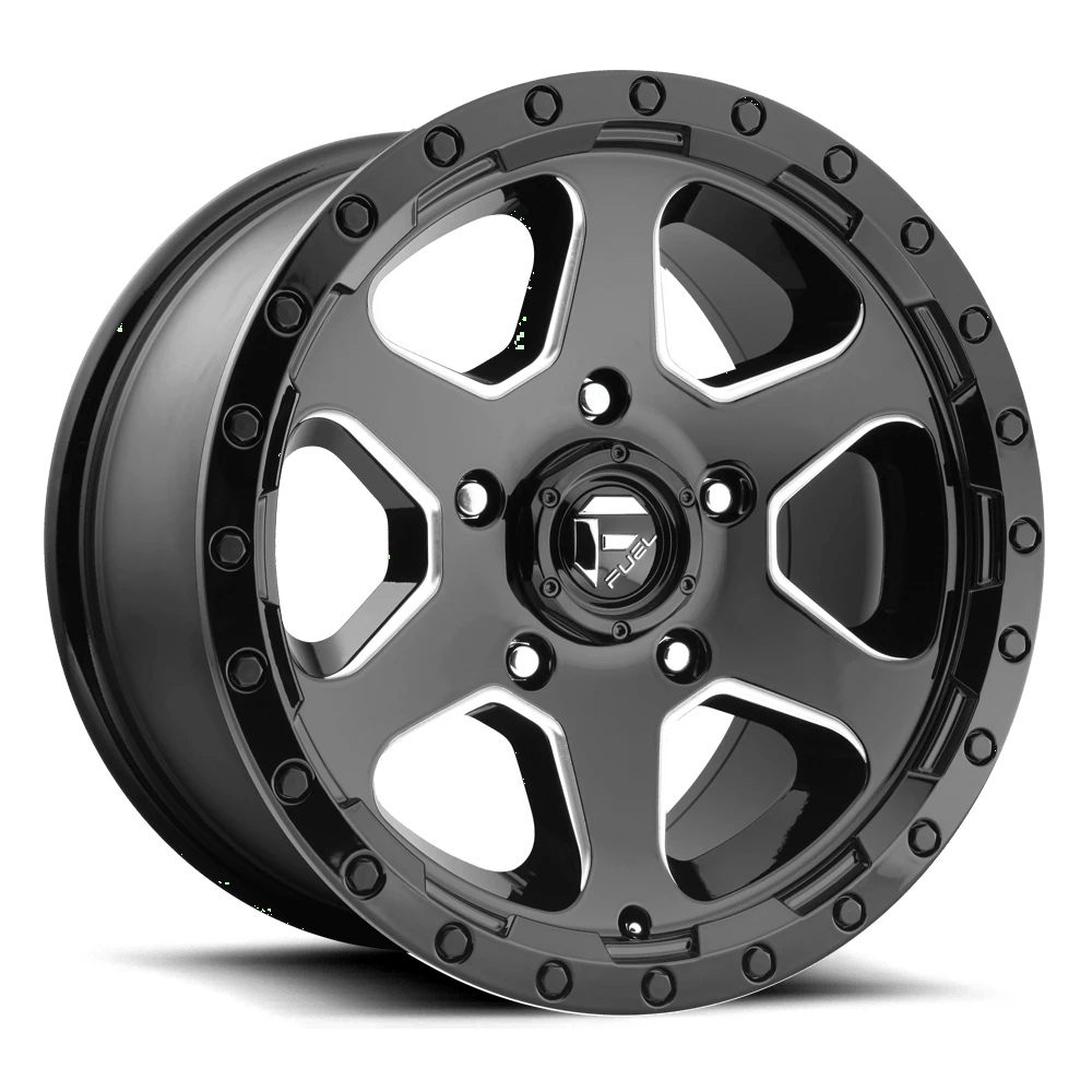 Fuel 1PC D590 RIPPER Wheel | Gloss Black Milled