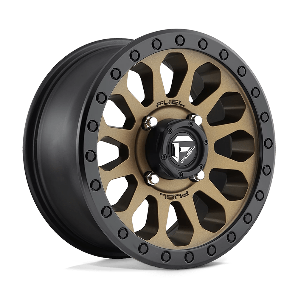 Fuel UTV D600 VECTOR UTV Wheel | Matte Bronze Black Bead Ring
