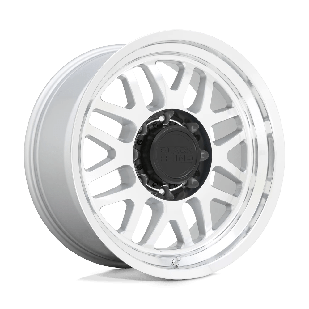 Black Rhino DELTA Wheel | Gloss Silver W/ Mirror Face & Lip