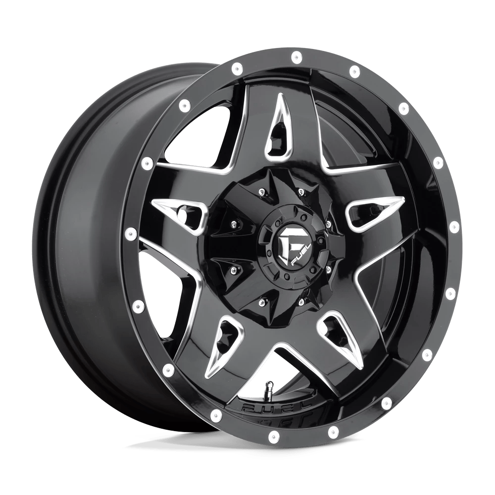 Fuel 1PC D554 FULL BLOWN Wheel | Gloss Black Milled