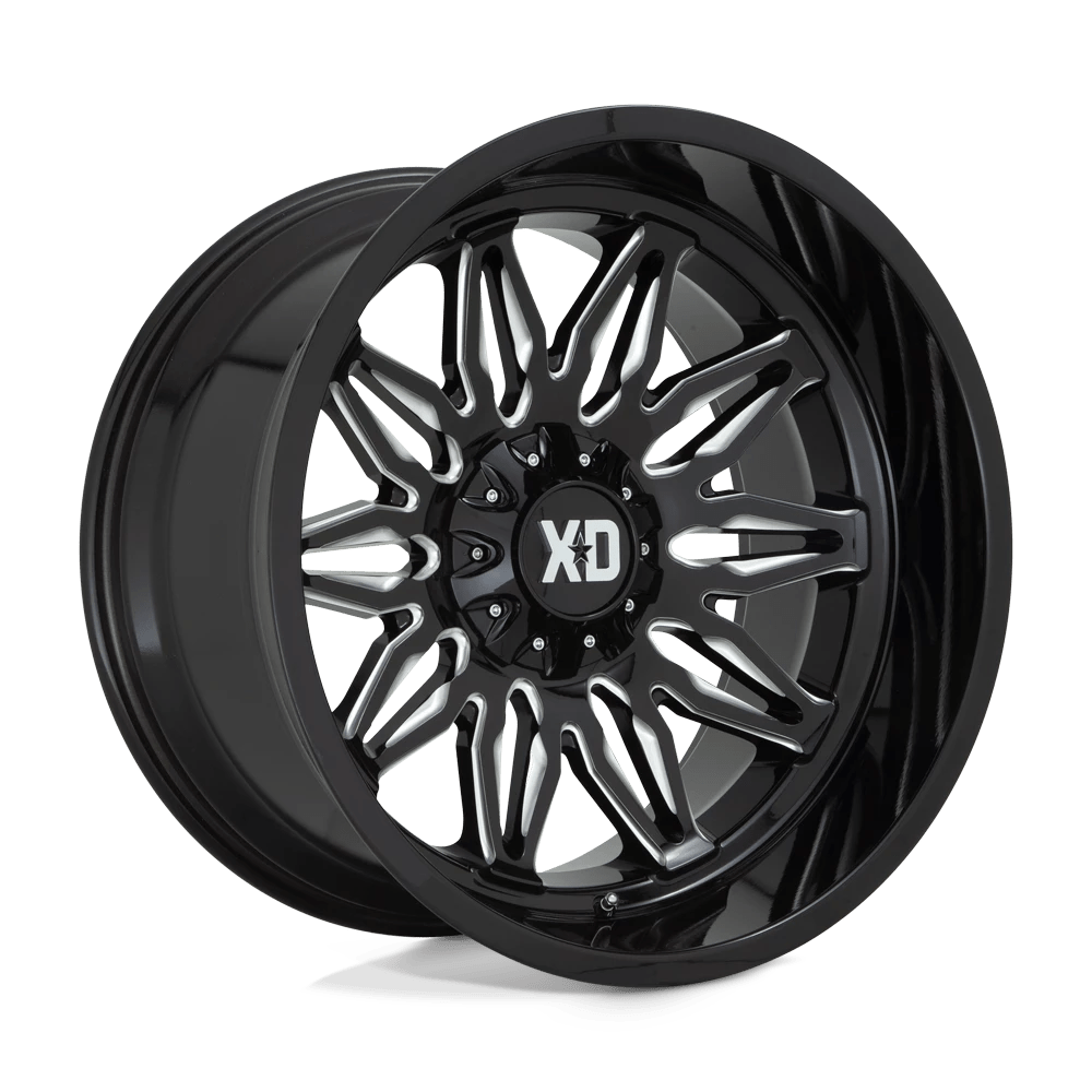 XD XD859 GUNNER Wheel | Gloss Black Milled