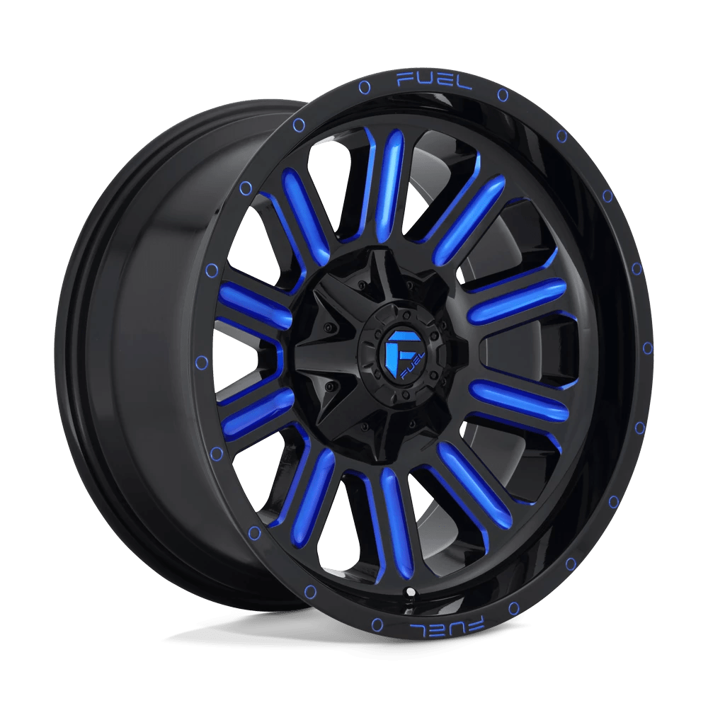Fuel 1PC D646 HARDLINE Wheel | Gloss Black Blue Tinted Clear