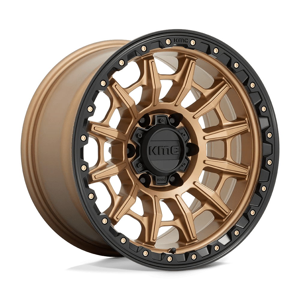 KMC KM547 CARNAGE Wheel | Matte Bronze W/ Black Lip