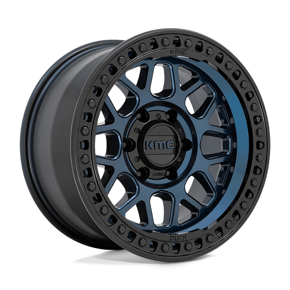 KMC KM549 GRS Wheel | Midnight Blue W/ Gloss Black Lip