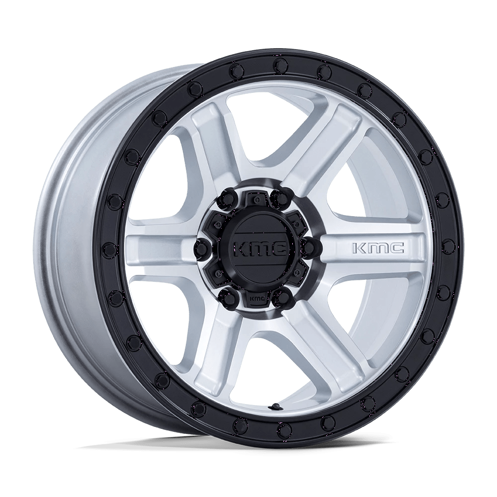 KMC KM551 OUTRUN Wheel | Machined W/ Gloss Black Lip
