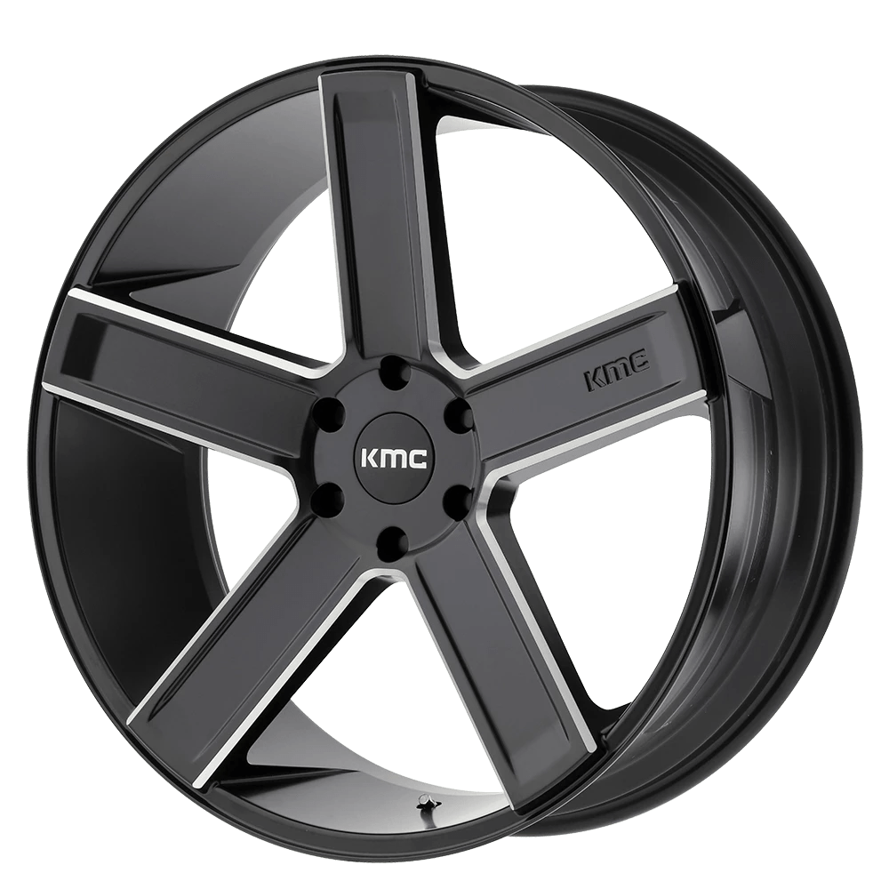 KMC KM702 DUECE Wheel | Satin Black Milled