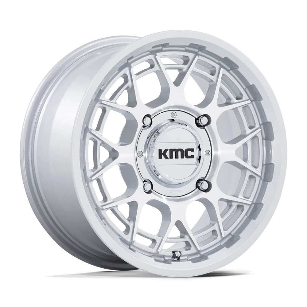 KMC Powersports KS139 TECHNIC UTV Wheel | Gloss Silver Machined