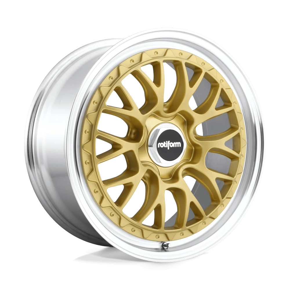 Rotiform R156 LSR Wheel | Matte Gold Machined