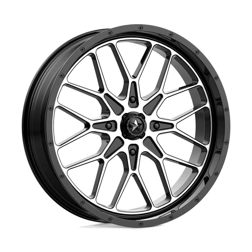 MSA Offroad Wheels M45 PORTAL Wheel | Gloss Black Machined