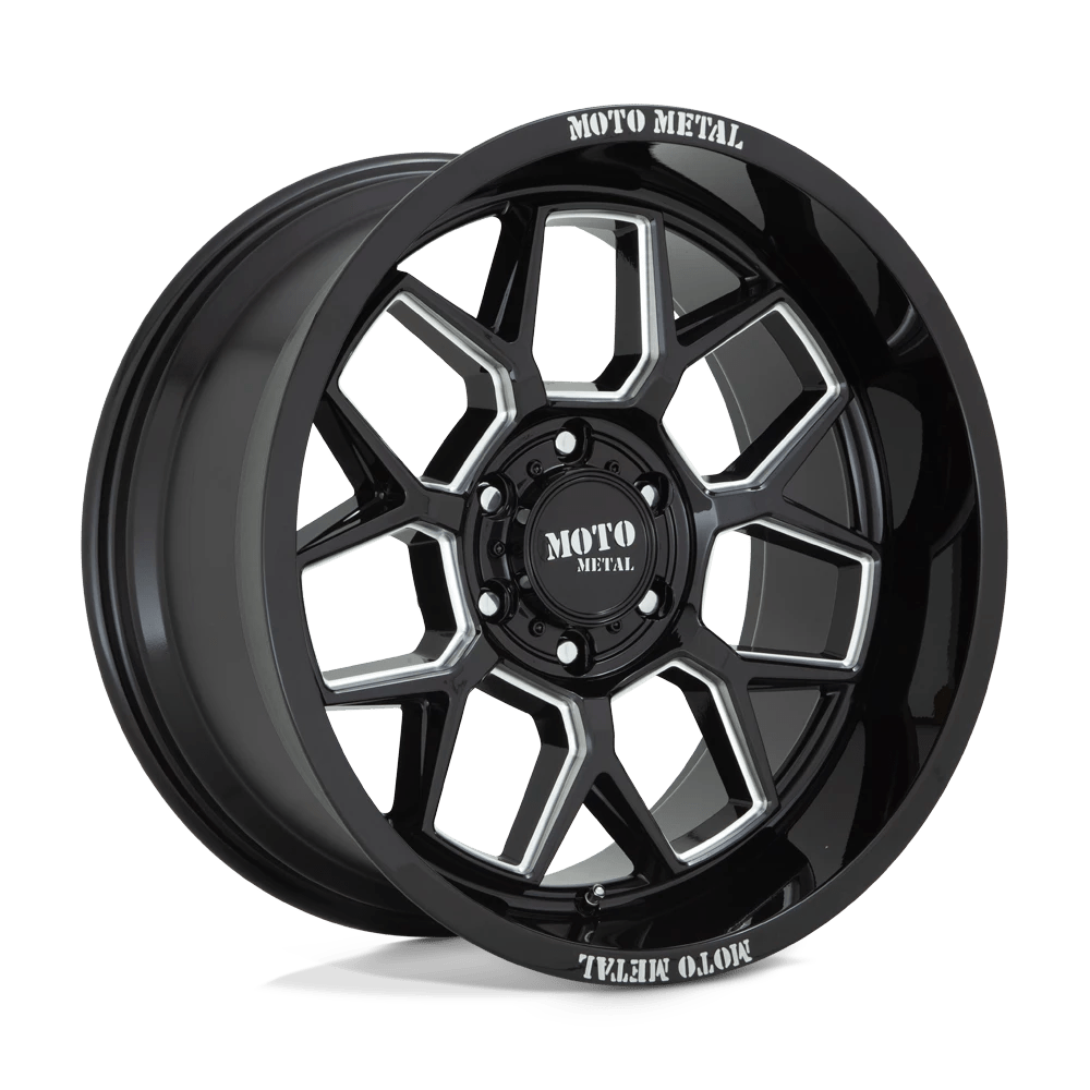 Moto Metal MO803 BANSHEE Wheel | Gloss Black Milled
