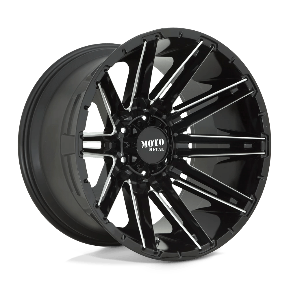 Moto Metal MO998 KRAKEN Wheel | Gloss Black Milled