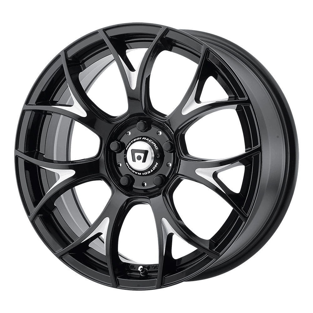 Motegi MR126 Wheel | Gloss Black W/ Milled Accents