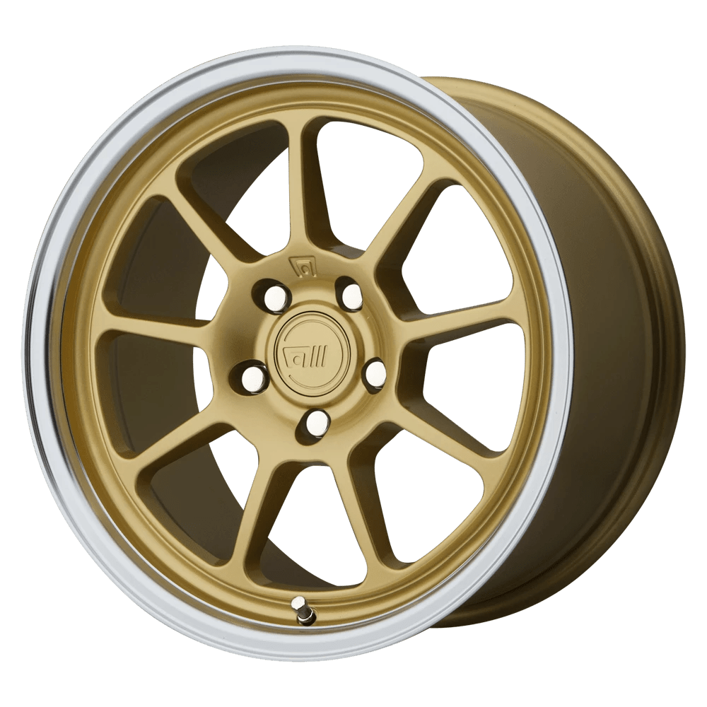 Motegi MR135 Wheel | Gold Center W/ Machined Lip