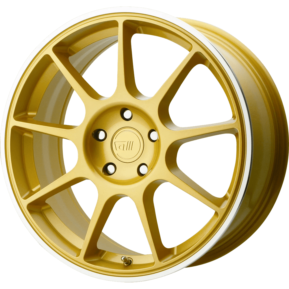 Motegi MR138 Wheel | Gold W/ Machined Lip