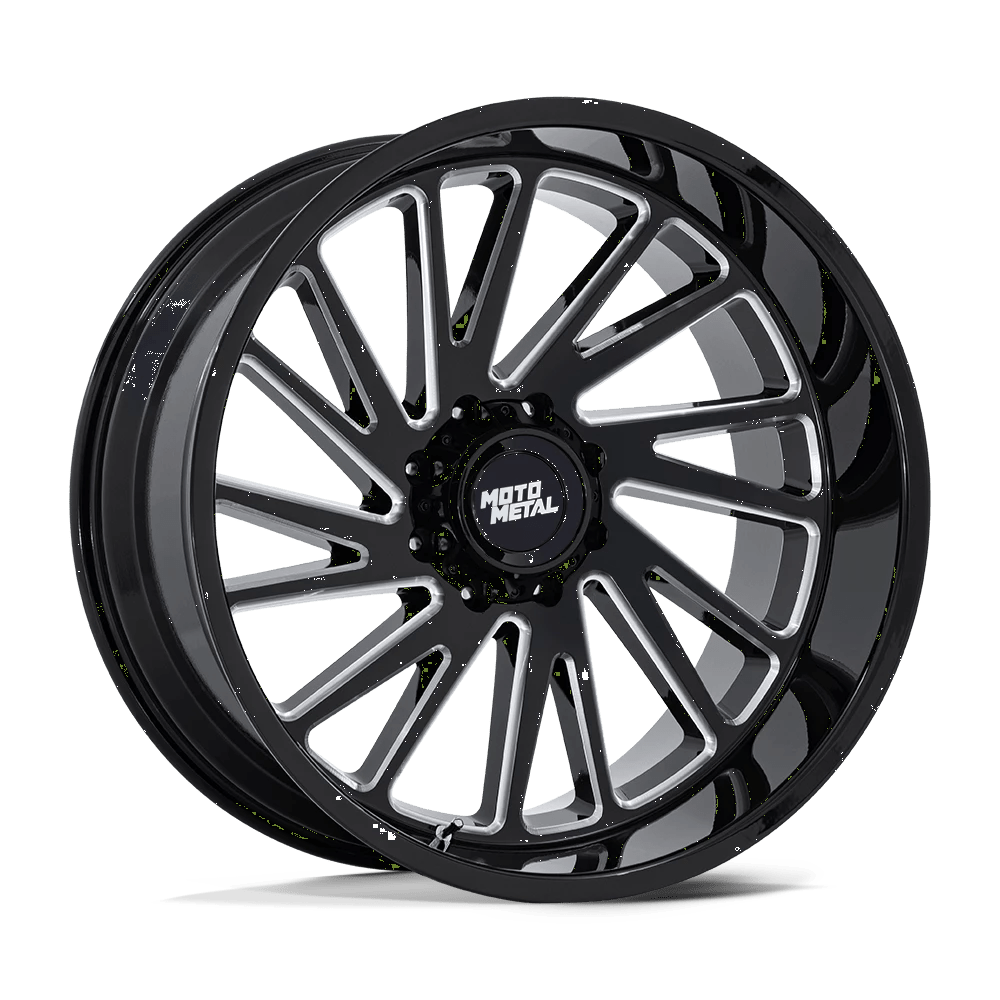 Moto Metal MO811 COMBAT Wheel | Gloss Black Milled